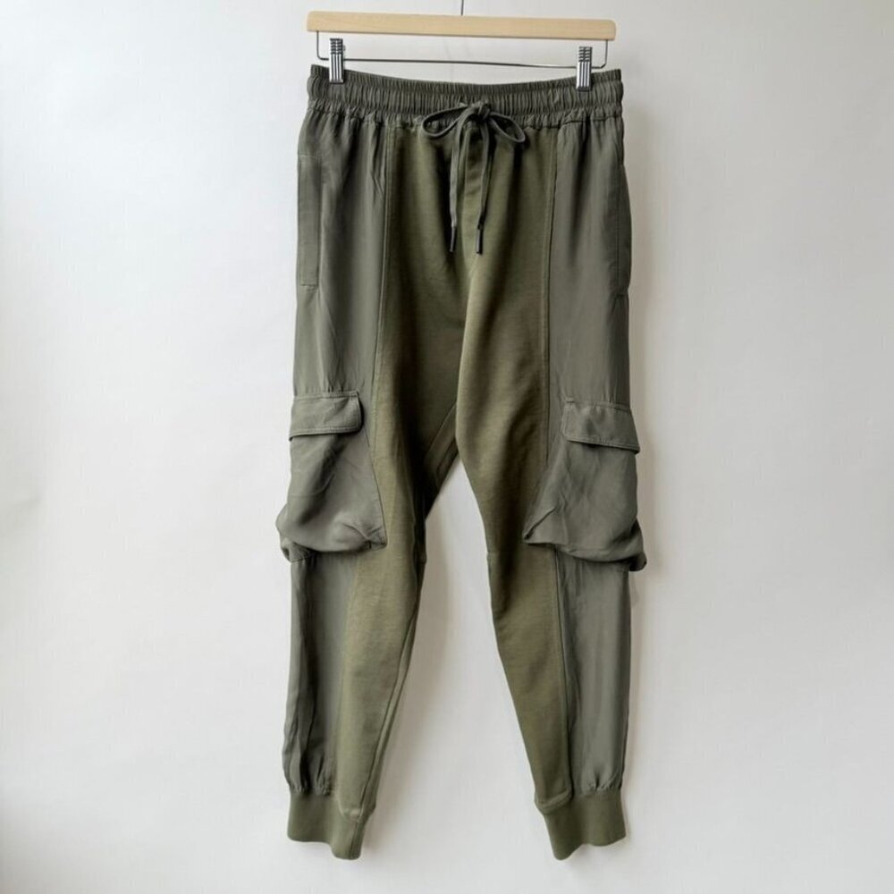 Andrew Yo' Ago Cargo Jogger Pants Olive Green Women’s Size M N73